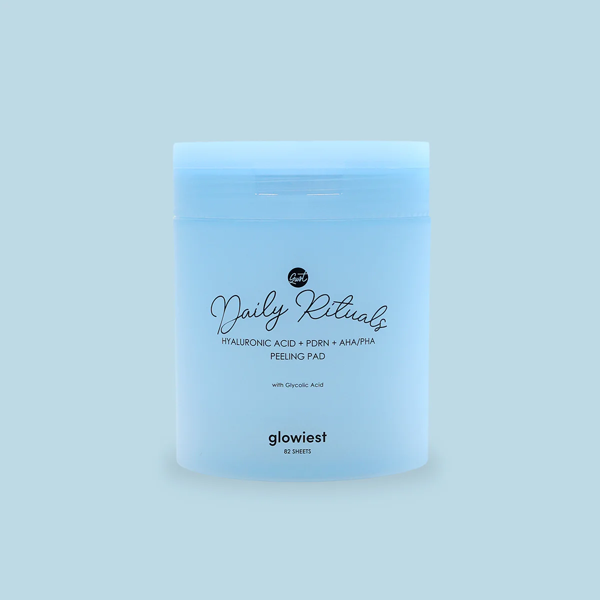 glowiest Daily Rituals Hyaluronic Acid + PDRN + AHA/PHA Peeling Pad