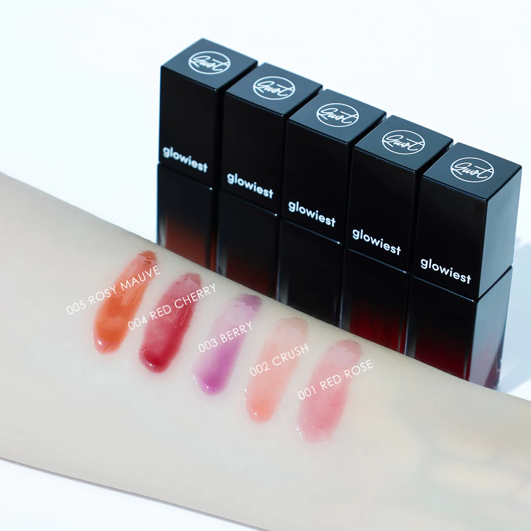 glowiest Effortless Glow Lip Oil - 003 Berry (0.17 fl.oz.) l Set of 2 - Image 3